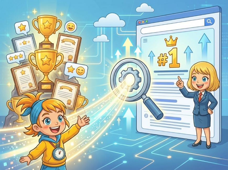 過去の実績やお客様の声が検索順位に良い影響を与える理由