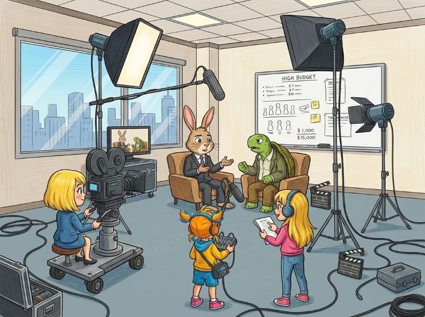 YouTubeなど長尺動画コンテンツの台頭と高い制作コスト