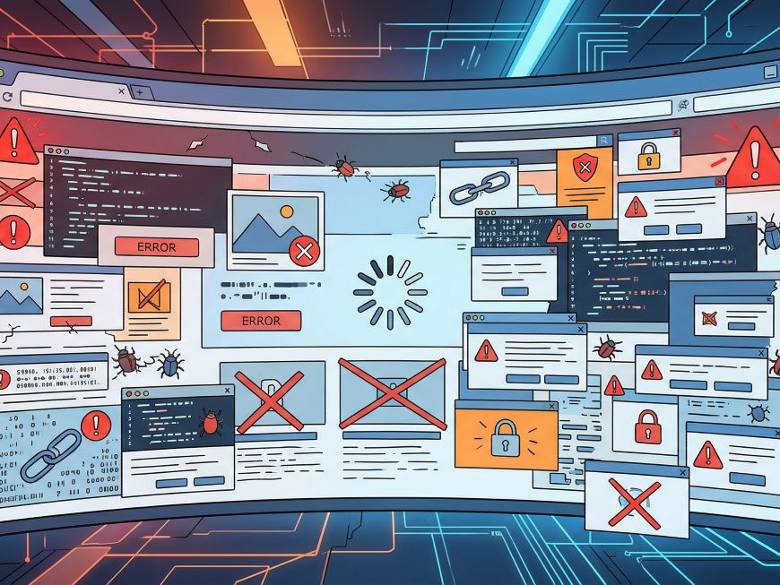 ホームページ(ウェブサイト)に現れる危険信号と多様なトラブル事例