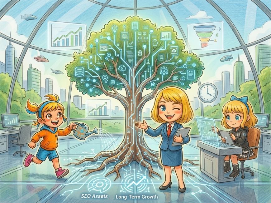SEO（検索エンジン最適化）による中長期的な資産形成とナーチャリング