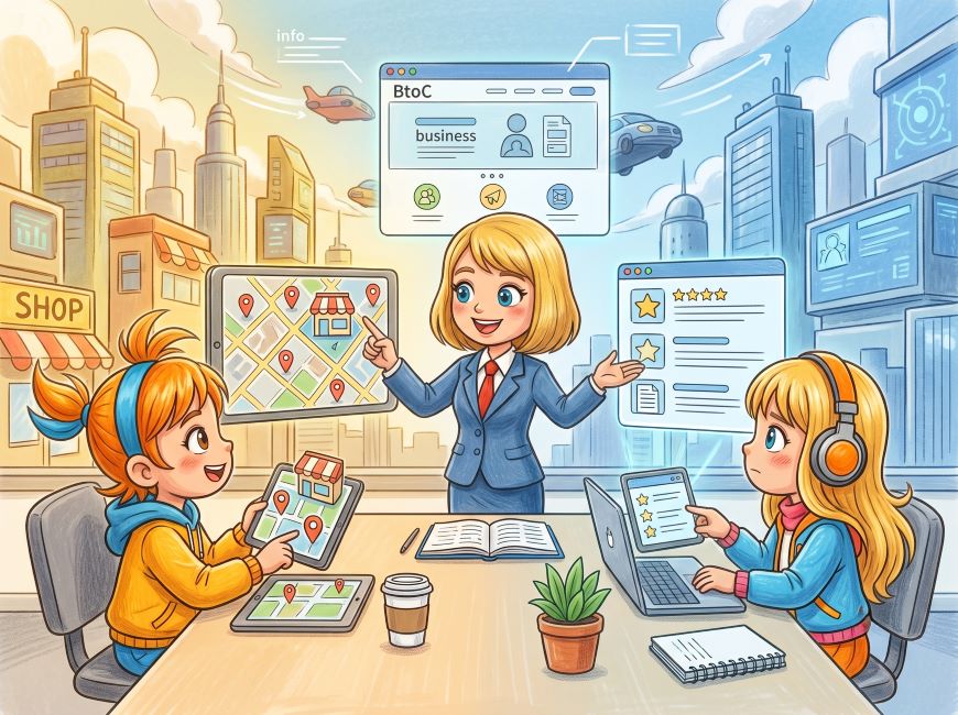 近隣集客におけるマップ情報（MEO）と特定サービス検索（SEO）の役割分担