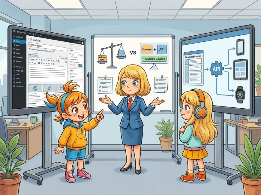 WordPressなどの既存システムとヘッドレスCMSの実務的な比較