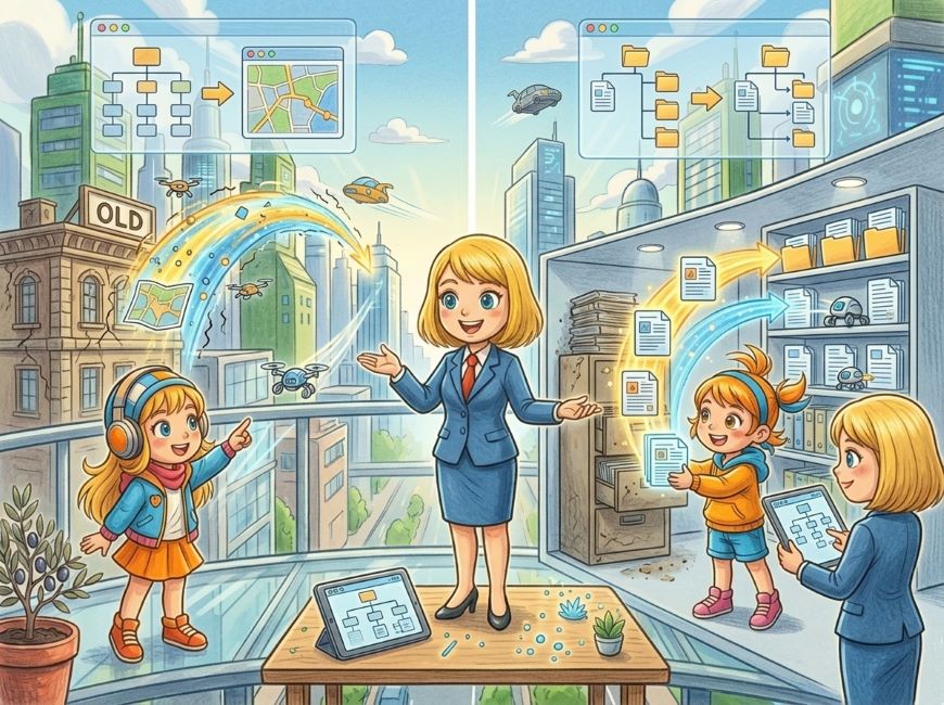 ドメイン単位の変更と内部URL変更におけるリダイレクトの違い