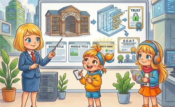 E-E-A-Tの「信頼性（Trustworthiness）」を高めるSEO設計｜実在証明・構造化データ・タイトルの社名表記が持つ意味