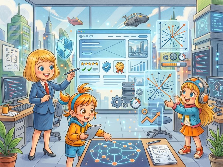 E-E-A-TとSEOの評価構造｜ベクトル重心・計算コスト・グラフ解析を統合するホームページ設計