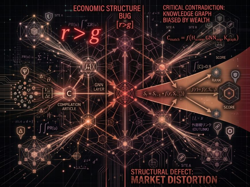 経済学「r>g(21世紀の資本)」に見る外部発リンク加点構造の致命的な矛盾