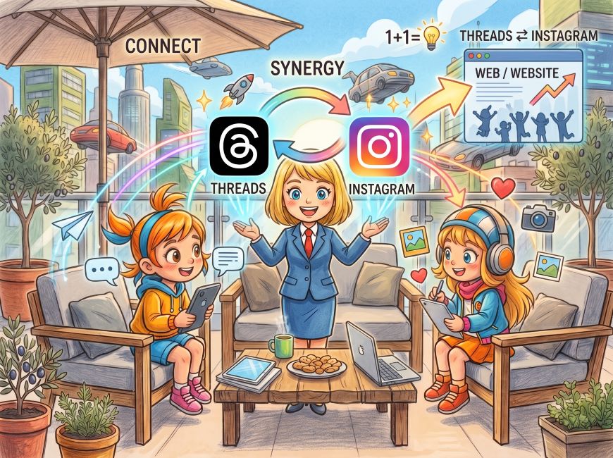 Threads(スレッズ)との連携が生み出すInstagram運用の相乗効果