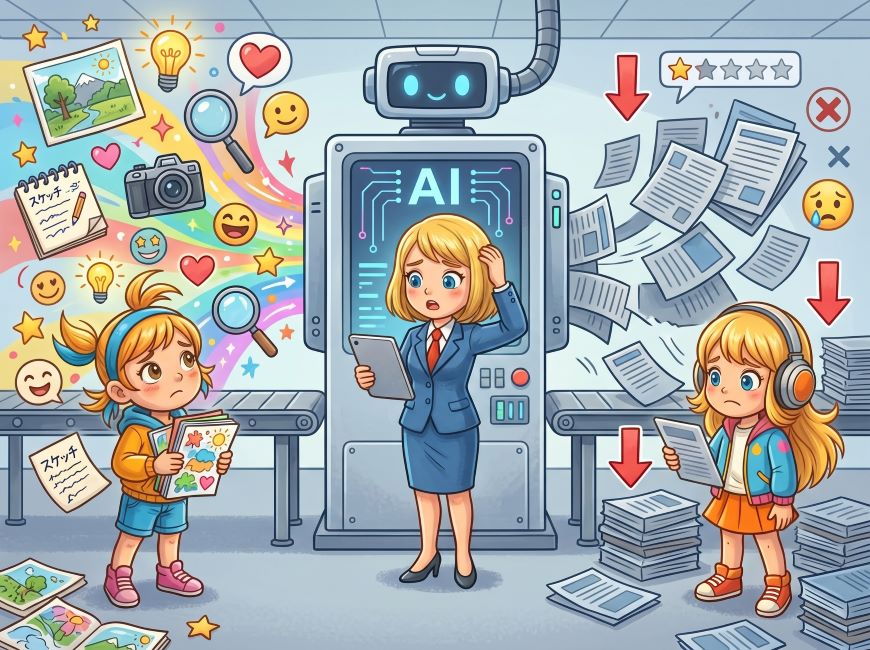 AIライティングの罠！現場の生情報をAIで整形すると「経験スコア」が台無しになる理由