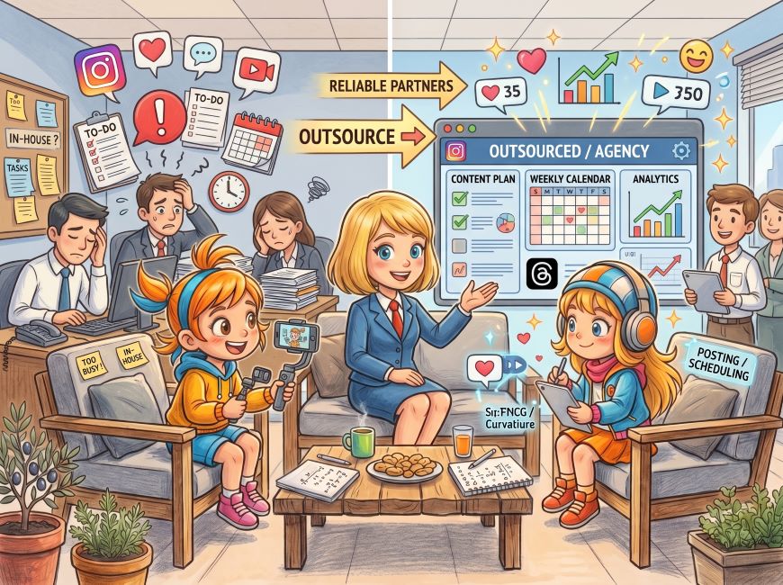 企業のInstagram運用における社内リソースの課題と運用代行の活用