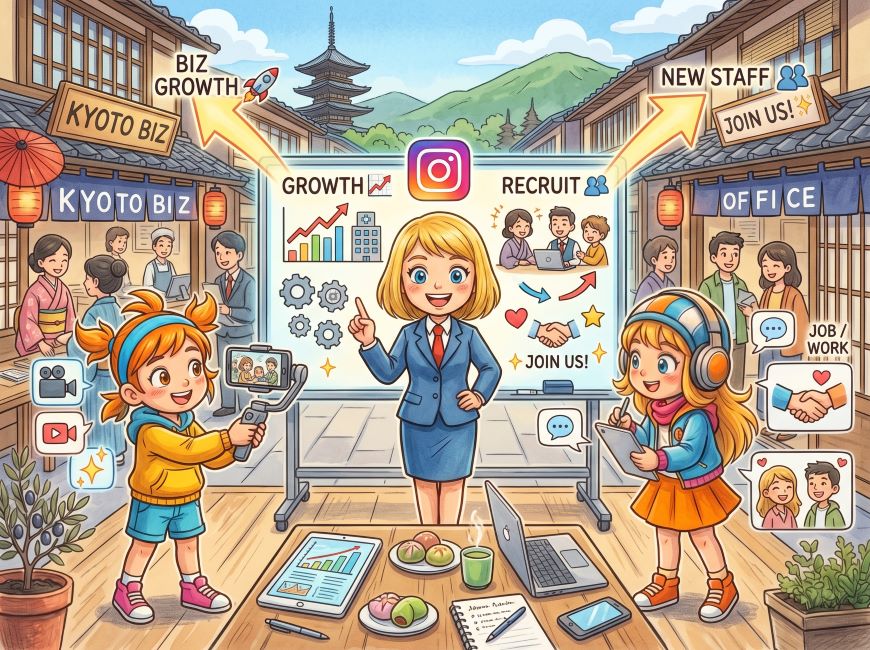 京都の企業がInstagram運用を事業成長や採用活動に結びつけるポイント
