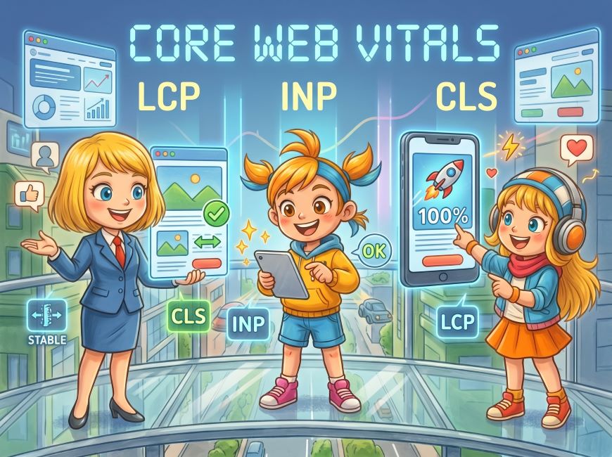 コアウェブバイタル（Core Web Vitals）の基礎知識と3つの評価指標